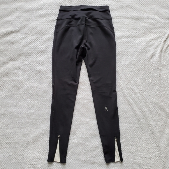 ON Running Black Tights Long Size Small - Picture 6 of 13